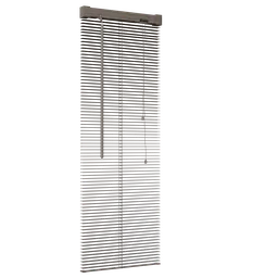 Detailed Venetian Blinds 3D model with adjustable slats, perfect for Blender rendering and architectural visualization.
