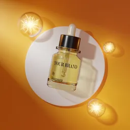 Skincare Serum Product Studio Scene