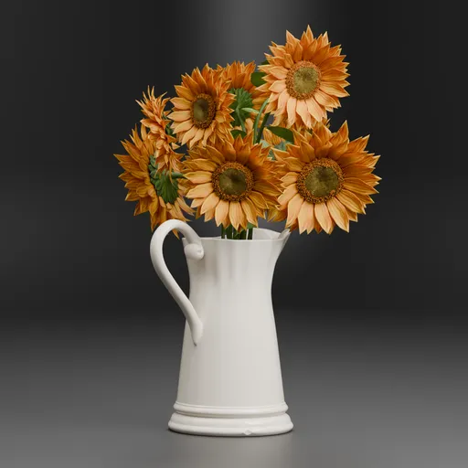 Sunflower Vase