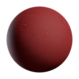 Red Lacquered Wood Board