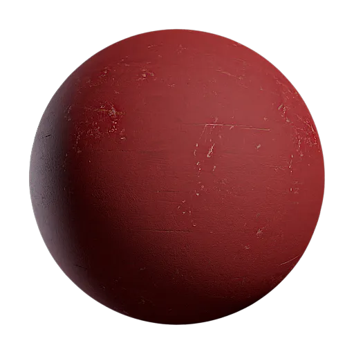 Red Lacquered Wood Board