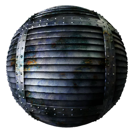 Metal Rivets Blue Vent