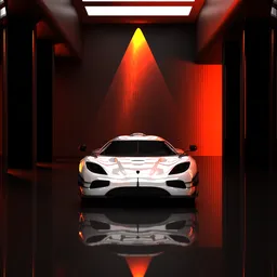 Luxury car-realistic