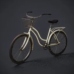 White Classic Bicycle