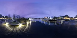 Twilight Overcast Downtown City