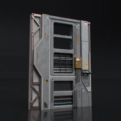 Scifi wall panel