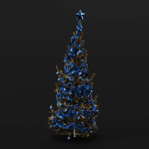 Christmas Tree Yellow Med