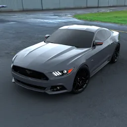 Ford Mustang GT(Rigged)