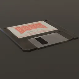 Floppy Disk Doom Game