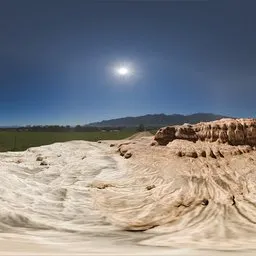 Realistic Terrain and Mountain Landscape