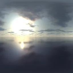 Dramatic Sunset Ocean