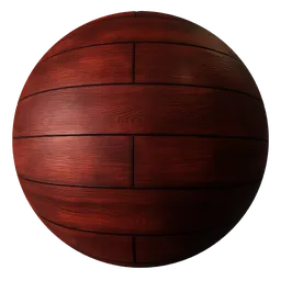 Wood Floor Dark Mahogany