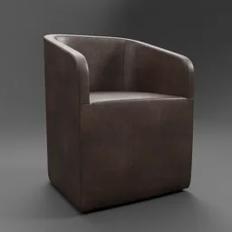 Ellison Barrelback Slope Armchair