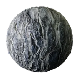 Highly detailed 2K PBR stone material with natural tiling and displacement for 3D modeling and rendering in Blender.