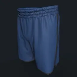 Blue Men's Sports Shorts