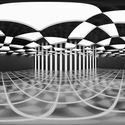 Geometric Grid HDRI