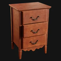 Small Three-Drawer Table