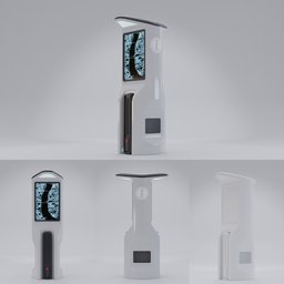 "Discover the Public Multi Information Display Concept, a cutting-edge industrial exterior 3D model for Blender 3D. Featuring a clock display, digital interfaces, and sleek obelisks, this model is perfect for architectural and design projects. Explore detailed renders of the body, face, and CCTV interfaces for a truly immersive experience."