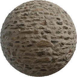 Plaster Stone Wall