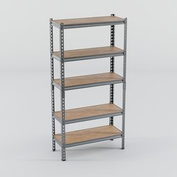 Metal shelf for the basement or garage