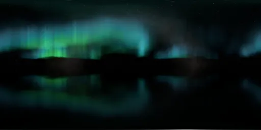 Aurora dark night