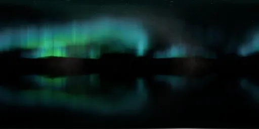 Aurora dark night