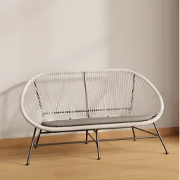 BreezeLine Woven Patio Loveseat