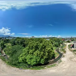 Highsky old building forest