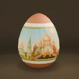 Traditional Orthodox Easter Egg