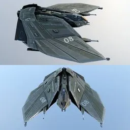 Scifi Spaceship fighter