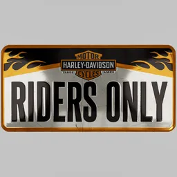 Harley Davidson riders only old