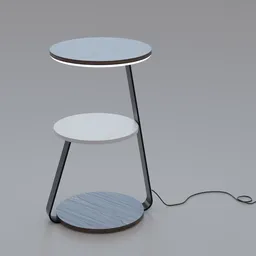 Floor Lamp Table
