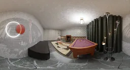 Modern Artistic Game Lounge Interior