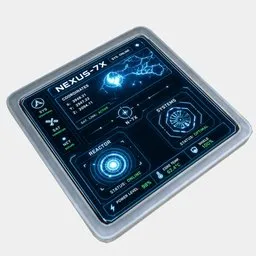 Sci-Fi Control Panel
