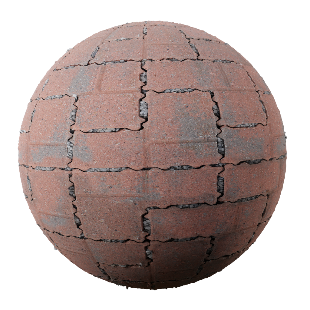 Patio Brick FREE bricks materials BlenderKit