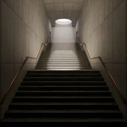 Industrial stairs corridor building