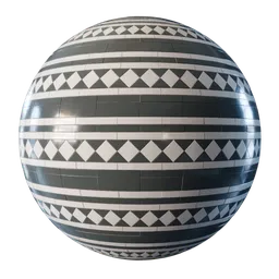 Victorian Mosaic Border Tiles