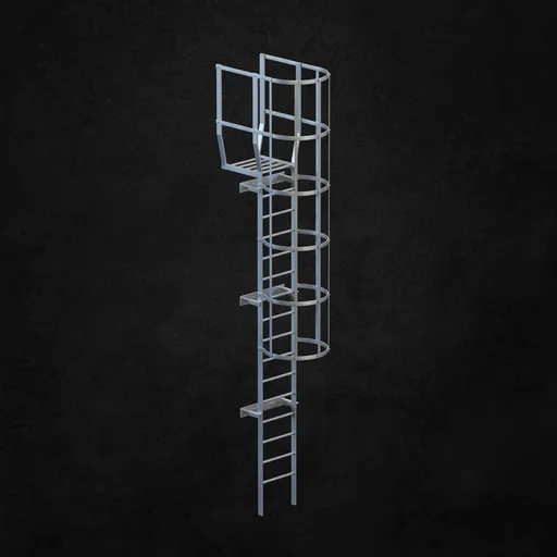 Exterior ladder