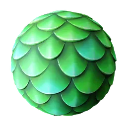 Stylized Green Scales