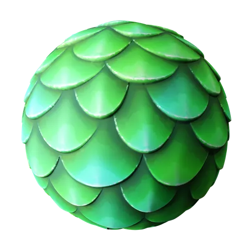 Stylized Green Scales