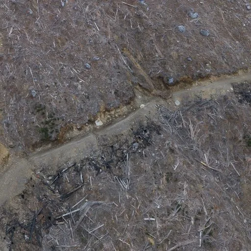 Dirt Road Clearcut Photoscan