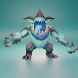 Little Monster V3- Rigged -LowPoly