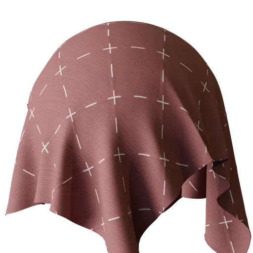 Quilted Burgundy Fabric