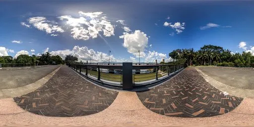 Sunny Day Bridge Walkway 16k