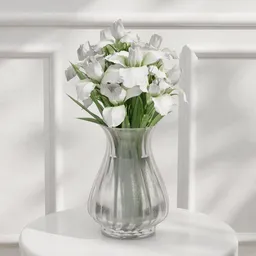 White Iris Arrangement