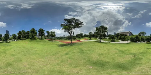 A small hilltop in a daytime city 17k