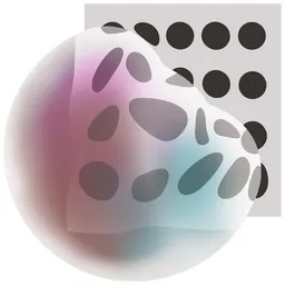 Blurry Dot Gradient Carpet