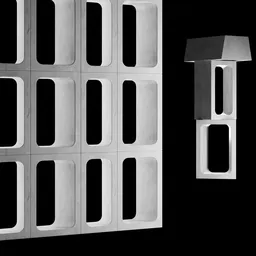 Modular Wall Breeze Block by Tom Fereday