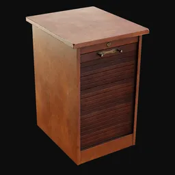 1930s Small Wooden Notary