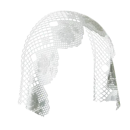 High-detail PBR lace band texture for 3D modeling, suitable for Blender and other 3D applications, perfect for intricate design needs.